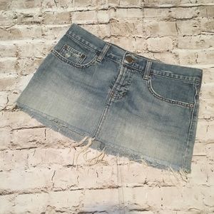 Abercrombie and  Fitch denim miniskirt